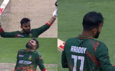 इधर Bangladesh के बल्लेबाज लगातार फेल हो रहे थे, उधर Towhid Hridoy रनों की बारिश कर रहे थे