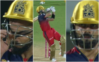 Video: हेलमेट पर लगी गेंद… किंग कोहली ने फिर छक्का जड़ गेंदबाज से लिया बदला
