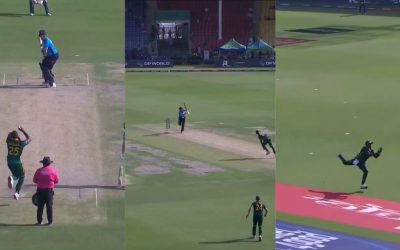 ENG vs SA [WATCH]: Lungi Ngidi plucks a running screamer to dismiss Jamie Overton in Champions Trophy 2025