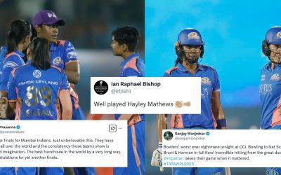 Fans erupt as Mumbai Indians crush Gujarat Giants to storm into WPL 2025 final