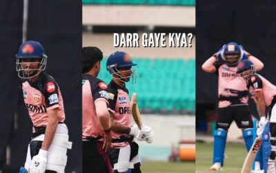 22 गज पर बल्लेबाजी करने उतरे युजवेंद्र चहल, लेकिन बल्ले से ज्यादा तो उनका मुंह चल रहा था