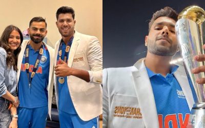 अभी भी चढ़ा हुआ है हर्षित राणा को चैंपियंस ट्रॉफी का बुखार, विराट-अनुष्का संग खास तस्वीर शेयर की इस बार