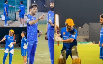 खिलाड़ी होने के अलावा कोच की भूमिका भी निभा रहे हैं धोनी, साथी खिलाड़ियों को दे रहे हैं पूरा ज्ञान