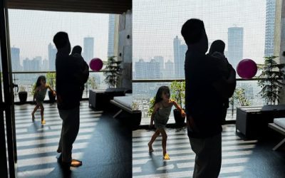 इन दिनों परिवार के साथ वक्त बिता रहे हैं रोहित शर्मा, अपने बेटे को गोद में लिए नजर आए