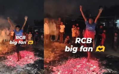 Rcb टीम के क्रेजी फैन की ये हरकत देख, आपका दिमाग घूम जाएगा एक बार के लिए