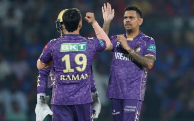 सुनील नारायण ने धमाकेदार गेंदबाजी करते हुए केकेआर की जीत में निभाई अहम भूमिका