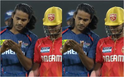 Video: दिग्वेश राठी की शर्मनाक हरकत, प्रियांश आर्या का विकेट लेने के बाद कर दिया ऐसा इशारा, अंपायर ने फिर…