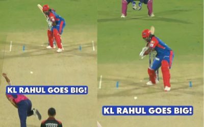 Ipl 2025: केएल राहुल ने तुषार देशपांडे को लगाया करारा छक्का, देखें वायरल वीडियो