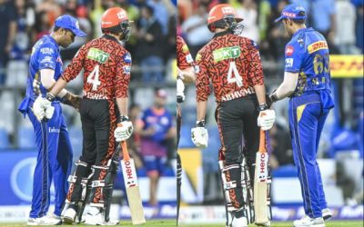 Ipl 2025: सूर्यकुमार यादव ने चेक की अभिषेक शर्मा की जेब, कहीं वो पर्ची लेकर तो नहीं आए, वायरल हुई घटना की फोटो