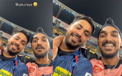 हार के बाद अर्शदीप ने उड़ाया आवेश खान का मजाक, जिसपर ईशान किशन और अभिषेक ने भी किया रिएक्ट