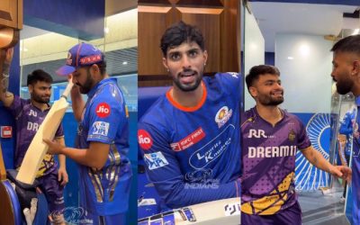 रोहित शर्मा से बल्ला मांगने के लिए Mi के ड्रेसिंग रूम में घुसे रिंकू सिंह, हार्दिक-तिलक ने लगा दी लताड़