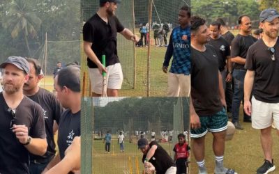 मुंबई के युवा खिलाड़ियों को टिप्स देने पहुंचे केन विलियमसन, साथ में थे सरफराज खान भी