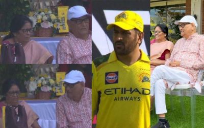 Csk बनाम Dc का मैच देखने पहुंचे धोनी के माता-पिता, तो फैन्स लगाने लगे अलग-अलग कयास