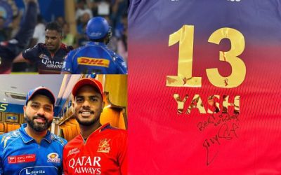 पहले यश दयाल ने रोहित को किया शानदार गेंद पर बोल्ड, फिर गेंदबाज ने लिया हिटमैन का ऑटोग्राफ