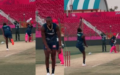 14 साल के वैभव सूर्यवंशी ने दिखाए जोफ्रा आर्चर को दिन में तारे, नेट्स में कर दी गेंदबाज की कुटाई