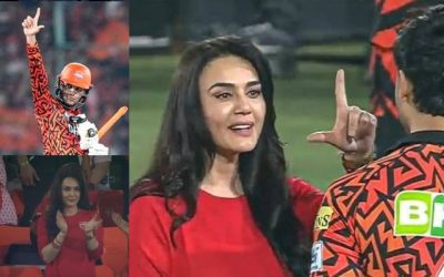 मैच के बाद दिखा गजब नजारा, अभिषेक शर्मा से मिलने पहुंची प्रीति जिंटा ने किया खास जेस्चर