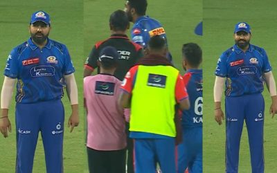 इधर करुण नायर और बुमराह की बहस हो रही थी, उधर रोहित शर्मा दे रहे थे फनी रिएक्शन