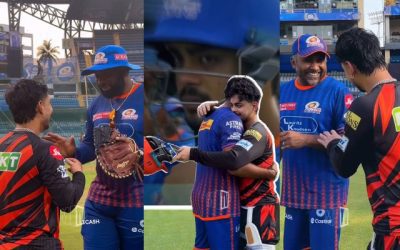 Mi के खिलाड़ियों और कोचिंग स्टाफ से मिले ईशान किशन, इस दौरान चेहरे पर थी अलग ही मुस्कान