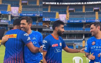 धोनी से मिलने के बाद की खुशी कंट्रोल नहीं कर पाए बुमराह, आपको भी पसंद आएगा ये नजारा