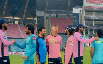 अपनी पुरानी टीम के खिलाड़ियों से मिलकर काफी खुश नजर आए केएल राहुल, सबसे ज्यादा बात रवि बिश्नोई से की