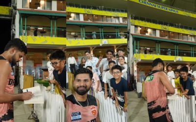 चेन्नई में भी मिल रहा है श्रेयस अय्यर को बहुत प्यार, आप खुद देख लो ये प्यारा नजारा
