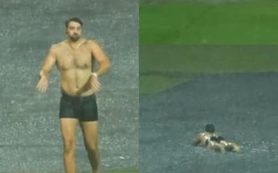 Ipl 2025: टिम डेविड ने जमकर उठाया एम. चिन्नास्वामी स्टेडियम में बारिश का मजा, आप भी देखें वीडियो