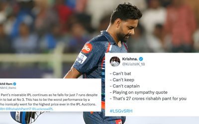 Fans lose patience as Rishabh Pant delivers another low score in IPL 2025 during LSG vs SRH clash