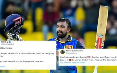 Fans in awe as Charith Asalanka matches Virat Kohli and Sachin Tendulkar with stunning century against Bangladesh | SL vs BAN, 1st ODI