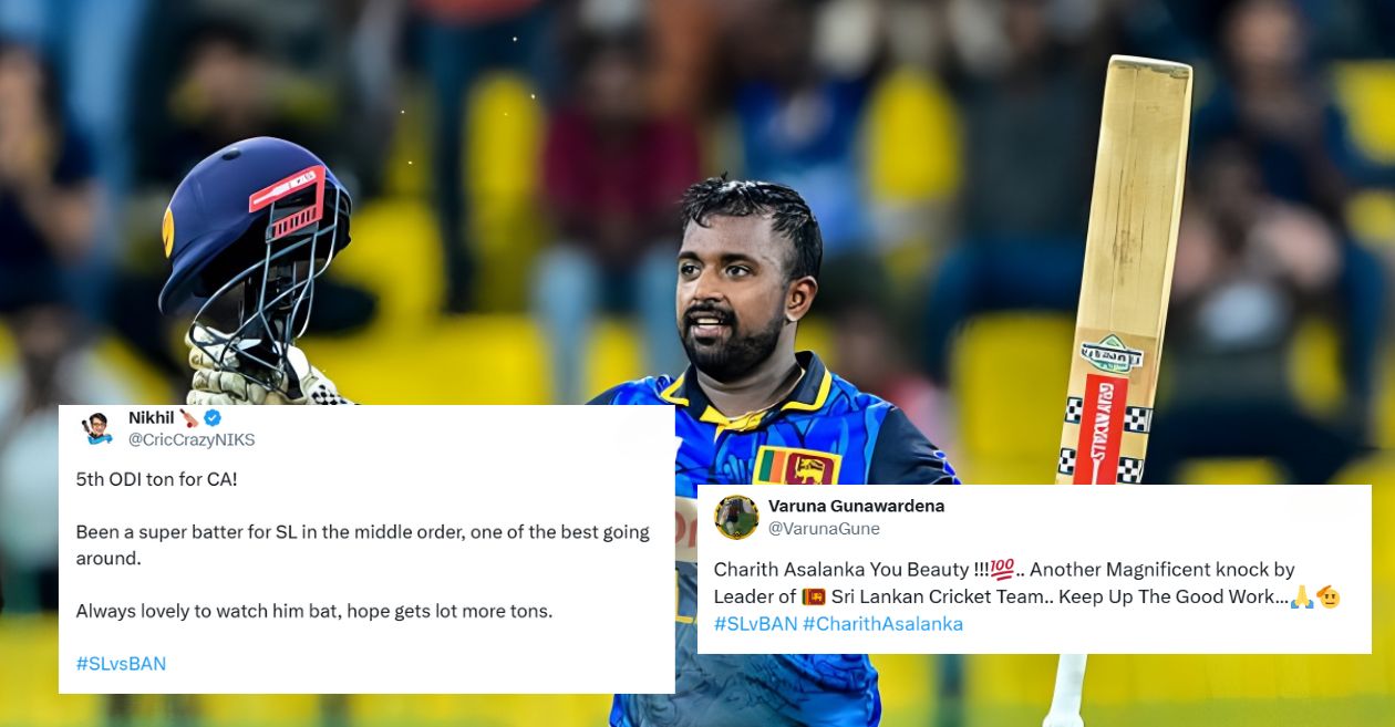 Fans in awe as Charith Asalanka matches Virat Kohli and Sachin Tendulkar with stunning century against Bangladesh | SL vs BAN, 1st ODI