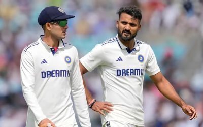 ENG vs IND [WATCH]: Stump mic captures Shubman Gill’s cheeky ‘Injection Liya?’ remark to Akash Deep in Oval Test