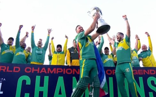Wcl 2025: एबी डिविलियर्स के शतक ने दक्षिण अफ्रीका को दिलाया खिताब, फाइनल में पाकिस्तान चैंपियंस को 9 विकेट से हराया