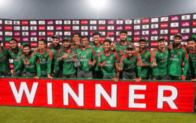 BAN vs WI 2025 3rd ODI: बांग्लादेश ने वेस्टइंडीज को 179 रनों से हराया, सीरीज 2-1 से जीती