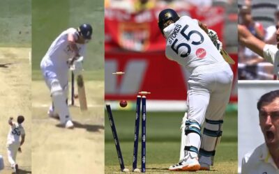 Ashes 2025-26 [WATCH]: Mitchell Starc floors England captain Ben Stokes with an absolute Jaffa on Day 1 of Perth Test