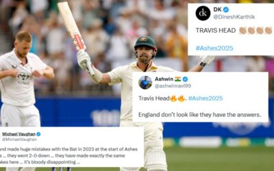 Ashes 2025-26: Fans erupt as Travis Head and Mitchell Starc guide Australia to dominant eight-wicket win over England at Perth to take 1-0 lead in Test series