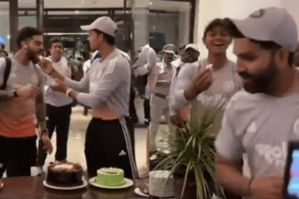 साउथ अफ्रीका को वनडे सीरीज में पस्त करने के बाद बोले रोहित शर्मा, ‘नहीं खाऊंगा केक, मोटा हो जाऊंगा’ वीडियो वायरल