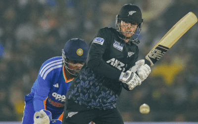 IND vs NZ 2nd T20: न्यूजीलैंड ने भारत को जीत के लिए दिया 209 रनों का लक्ष्य, सेंटनर ने खेली तूफानी पारी 