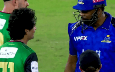 Ilt20 फाइनल में भिड़े किरोन पोलार्ड और नसीम शाह, मैदान पर हुई तीखी बहस, देखें वायरल वीडियो!