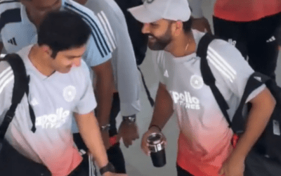 IND vs NZ 2026: गौतम गंभीर ने रोहित शर्मा के साथ शेयर किए हल्के-फुल्के पल, देखें वायरल वीडियो!