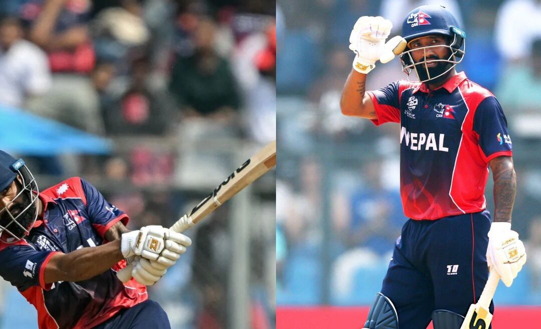 T20 World Cup 2026 [WATCH]: Dipendra Singh Airee anchors Nepal with a thrilling counterattack against West Indies at Wankhede