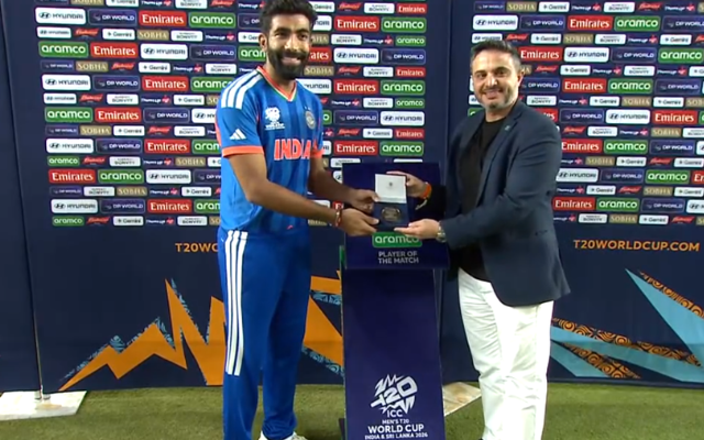 IND vs NZ: जसप्रीत बुमराह को फाइनल में 4 विकेट लेने के लिए प्लेयर ऑफ द मैच चुना गया