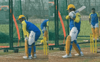 IPL 2026 शुरू होने से पहले MS Dhoni ने शुरू की प्रैक्टिस, देखें वीडियो!