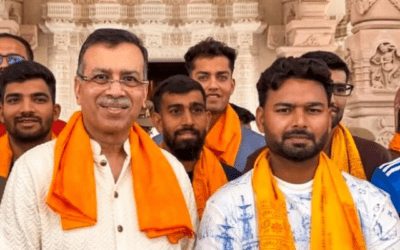 Ipl 2026: Lsg के मालिक संजीव गोयनका और टीम ने राम मंदिर का किया दौरा, देखें वायरल वीडियो!