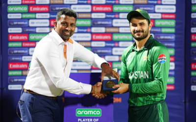 PAK vs SL, Super 8: साहिबजादा फरहान को उनके रिकॉर्ड-तोड़ शतक के लिए प्लेयर ऑफ द मैच चुना गया