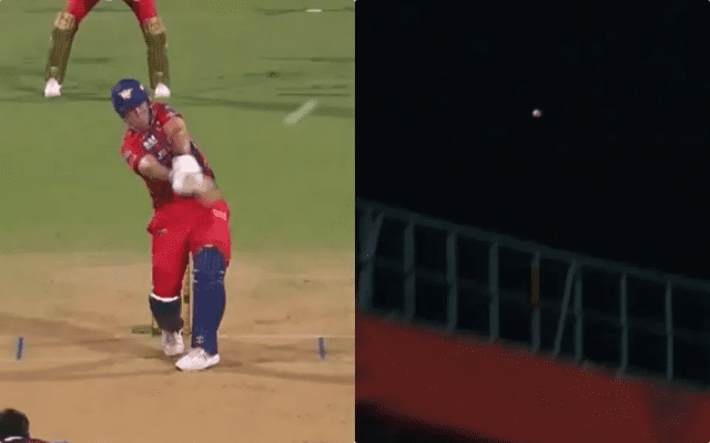 RCB vs LSG: मिचेल मार्श ने मारा 102 मीटर लंबा छक्का, गेंद गिरी चिन्नास्वामी की छत पर, देखें वीडियो