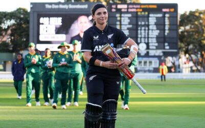 Amelia Kerr’s 179 powers New Zealand to series-leveling win over South Africa in 2nd Women’s ODI