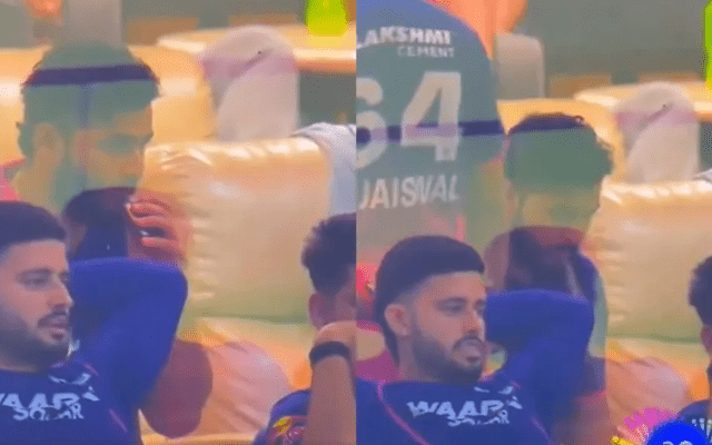 IPL 2026: PBKS vs RR मैच के दौरान ड्रेसिंग रूम में ‘वेपिंग’ करते दिखे रियान पराग, देखें वीडियो!