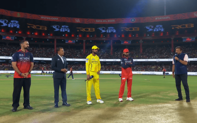 RCB vs CSK: CSK ने टॉस जीतकर पहले गेंदबाजी करने का फैसला किया; देखें दोनों टीमों की प्लेइंग XI