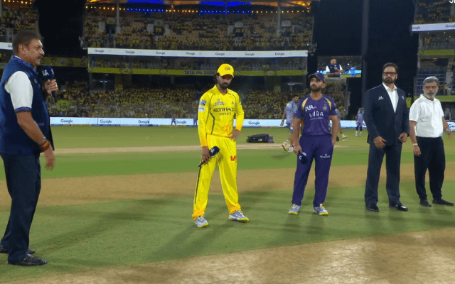 CSK vs KKR: KKR ने CSK के खिलाफ पहले फील्डिंग चुनी, देखें टीमों की प्लेइंग XI