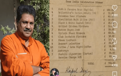 1983 वर्ल्ड कप जीत के बाद वायरल हो रहे ‘विस्की-शैंपेन-सिगरेट’ वाले वायरल बिल को कीर्ति आजाद ने बताया फर्जी