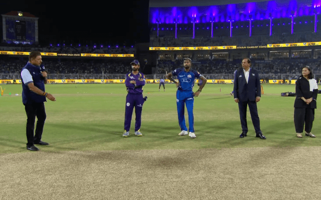 KKR vs MI: KKR ने टॉस जीतकर पहले बॉलिंग चुनी, हार्दिक पंड्या की हुई वापसी; प्लेइंग XI पर डालें नजर
